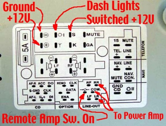 Audi Car Radio Stereo Audio Wiring Diagram Autoradio connector wire